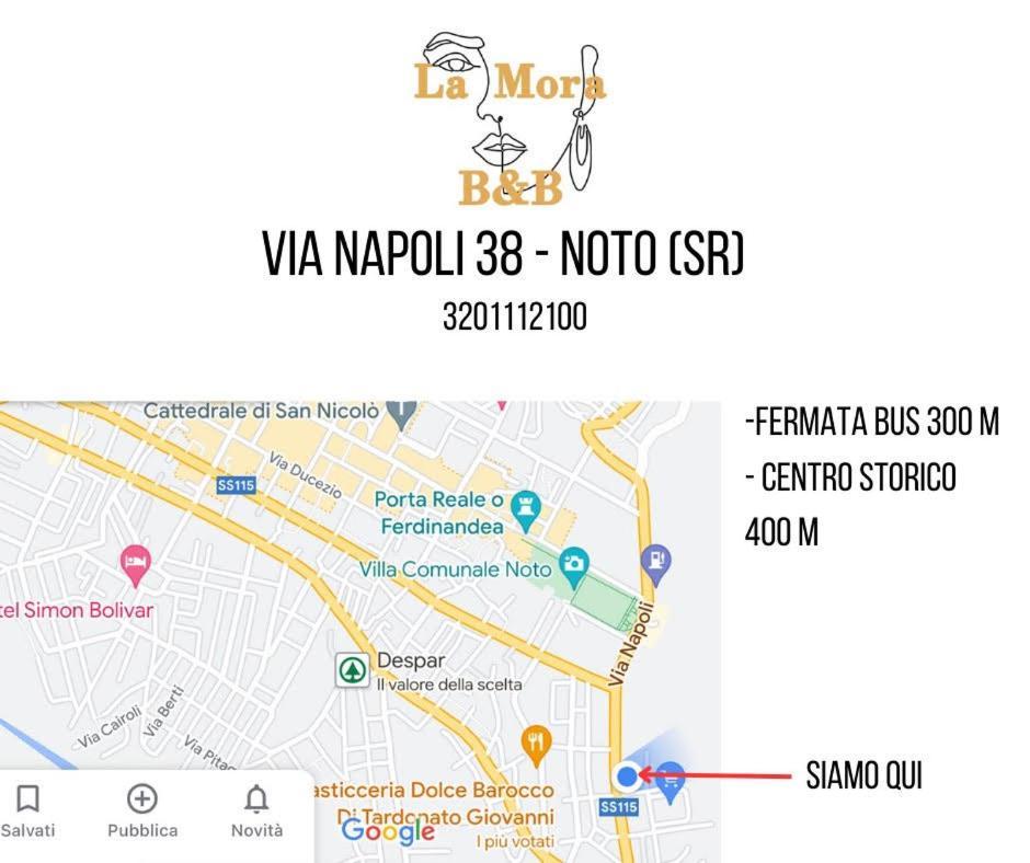 La Mora Affittacamere 诺托 外观 照片